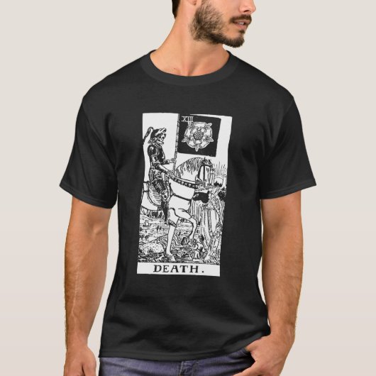 Tarot Kaart Dood Tarot T-shirt (Voorkant)