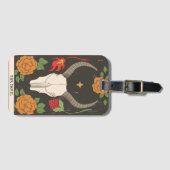 Tarot kaart Duivel waarzeggerij modern Major Arcan Bagagelabel (Voorkant (horizontaal))