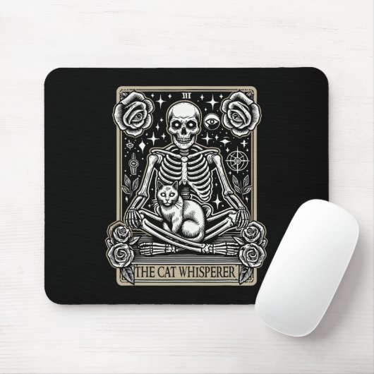 Tarot Kaart Emo Gothic - Occult De Kattenfluistera Muismat (Met muis)