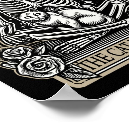 Tarot Kaart Emo Gothic - Occult De Kattenfluistera Poster (Hoek)