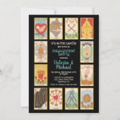 Tarot Kaart Engagement Party Invitations (Voorkant)