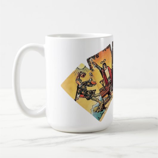 Tarot Kaart Fan Koffiemok (Links)