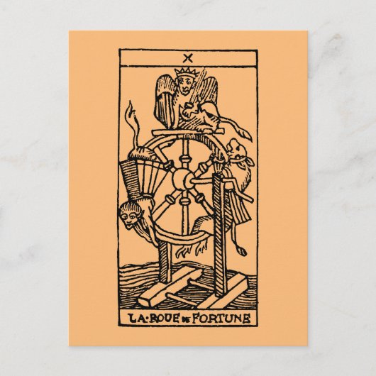 Tarot Kaart: Fortune Briefkaart (Voorkant)