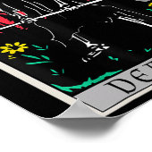 Tarot Kaart Funny Gym Deadlifts Workout Deadlift F Poster (Hoek)