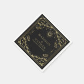 Tarot Kaart Gothic Wedding Servet (Hoek)