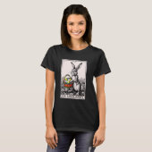Tarot Kaart Happy Easter Bunny Spring Easter Egg E T-shirt (Voorkant volledig)