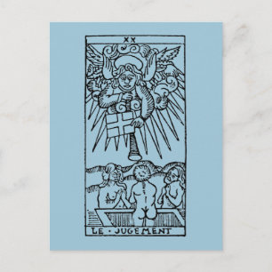 Tarot Kaart: Het vonnis Briefkaart