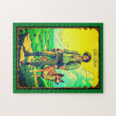 Tarot Kaart Illustratie, De Dwaas Legpuzzel (Horizontaal)