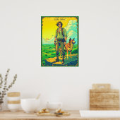 Tarot Kaart Illustratie, De Dwaas Poster (Keuken)