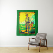 Tarot Kaart Illustratie, De Dwaas Wandkleed (In situ)