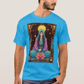 Tarot Kaart Illustratie, De Maan T-shirt (Voorkant)