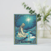 Tarot Kaart Illustratie, De Ster (Staand voorkant)