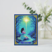 Tarot Kaart Illustratie, De Ster (Staand voorkant)