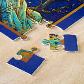 Tarot Kaart Illustratie, De Ster Legpuzzel (Zijkant)