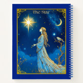 Tarot Kaart Illustratie, De Ster Notitieboek (Achterkant)