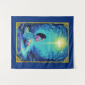 Tarot Kaart Illustratie, De Ster Wandkleed (Voorkant (horizontaal))