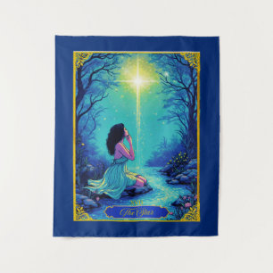 Tarot Kaart Illustratie, De Ster Wandkleed