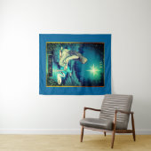 Tarot Kaart Illustratie, De Ster Wandkleed (In Situ (horizontaal))