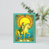 Tarot Kaart Illustratie, De Zon (Staand voorkant)