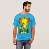 Tarot Kaart Illustratie, De Zon T-shirt (Voorkant volledig)