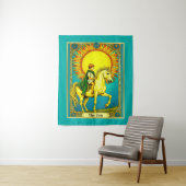 Tarot Kaart Illustratie, De Zon Wandkleed (In situ)
