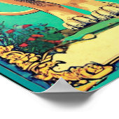 Tarot Kaart Illustratie, Sterkte Poster (Hoek)