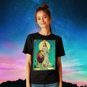 Tarot Kaart Illustratie, Sterkte T-shirt