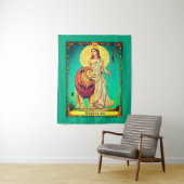 Tarot Kaart Illustratie, Sterkte Wandkleed (In situ)