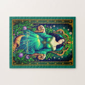 Tarot Kaart Illustration, De Keizerin Legpuzzel (Horizontaal)