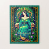 Tarot Kaart Illustration, De Keizerin Legpuzzel (Verticaal)