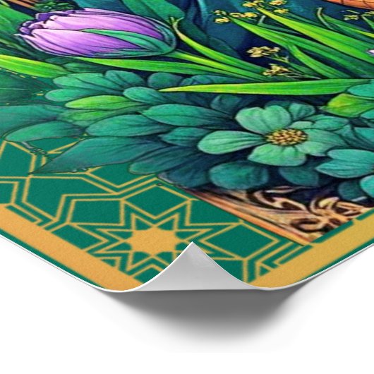 Tarot Kaart Illustration, De Keizerin Poster (Hoek)