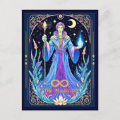 Tarot Kaart Illustration, De tovenaar (Voorkant)