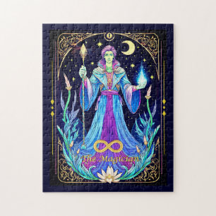 Tarot Kaart Illustration, De tovenaar Legpuzzel