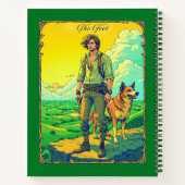 Tarot Kaart Illustration, Het Dwaze Tijdschrift Notitieboek (Achterkant)