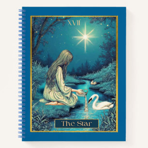 Tarot Kaart Illustration, The Star Journal Notitieboek