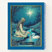 Tarot Kaart Illustration, The Star Journal Notitieboek (Achterkant)