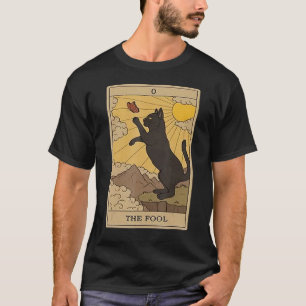 Tarot Kaart kat de dwaas T-shirt