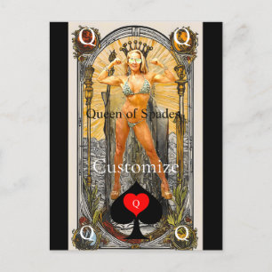 Tarot Kaart Koningin van Schoppen Thunder_Cove