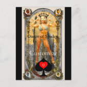 Tarot Kaart Koningin van Schoppen Thunder_Cove (Voorkant)