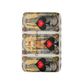 Tarot Kaart Koningin van Schoppen Thunder_Cove Badmat (Voorkant Verticaal)