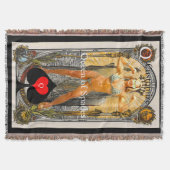 Tarot Kaart Koningin van Schoppen Thunder_Cove Deken (Voorkant)