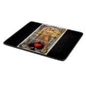 Tarot Kaart Koningin van Schoppen Thunder_Cove Snijplank (Hoek)