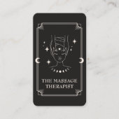 Tarot Kaart Massage Therapeut Visitekaartje (Voorkant)