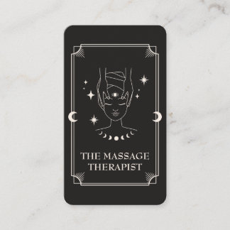 Tarot Kaart Massage Therapeut Visitekaartje