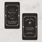 Tarot Kaart Massage Therapeut Visitekaartje (Voorkant / Achterkant)