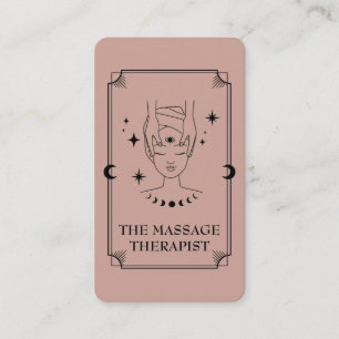 Tarot Kaart Massage Therapeut Visitekaartje