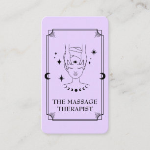 Tarot Kaart Massage Therapeut Visitekaartje