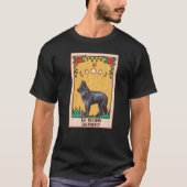 Tarot Kaart Occult Magic Occultism Dog Belgisch T-shirt (Voorkant)