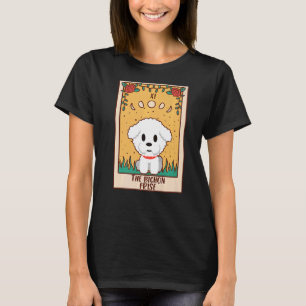 Tarot Kaart Occult Magic Occultism Dog Bichon Fris T-shirt