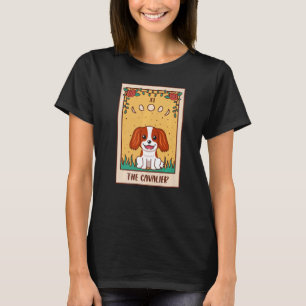 Tarot Kaart occult Magic Occultism Dog Cavalier T-shirt